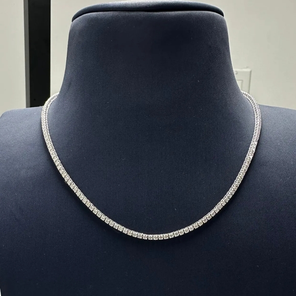 Natural Diamond Necklace - Picture 1 of 2